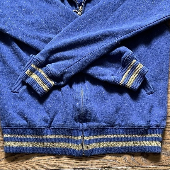 [zara] Purple and Gold Varsity jacket - Picture 3 of 8